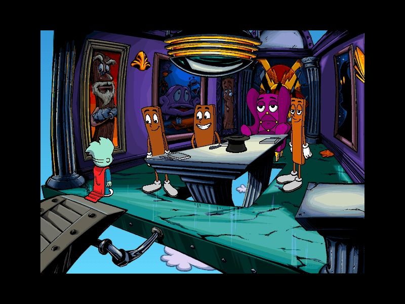 Pajama Sam 2: Thunder and Lightning aren't so Frightening (Windows) screenshot: Guess this would be the board room!