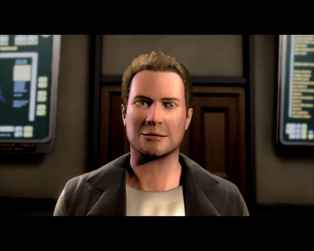 The Show (Windows) screenshot: Frank Harris, the main hero of the game (intro)