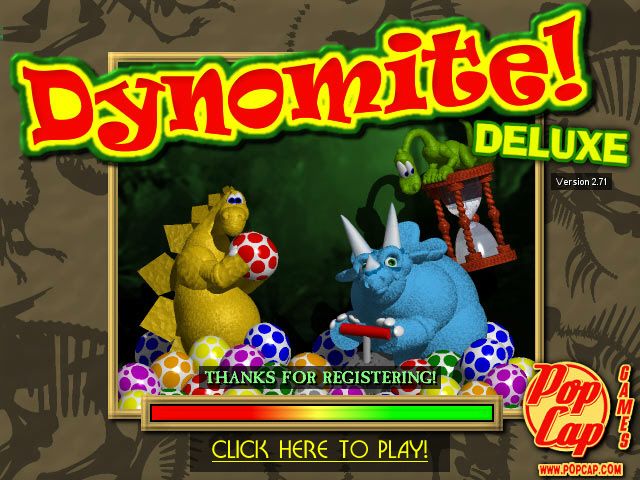 Dynomite Deluxe (Windows) screenshot: Loading screen