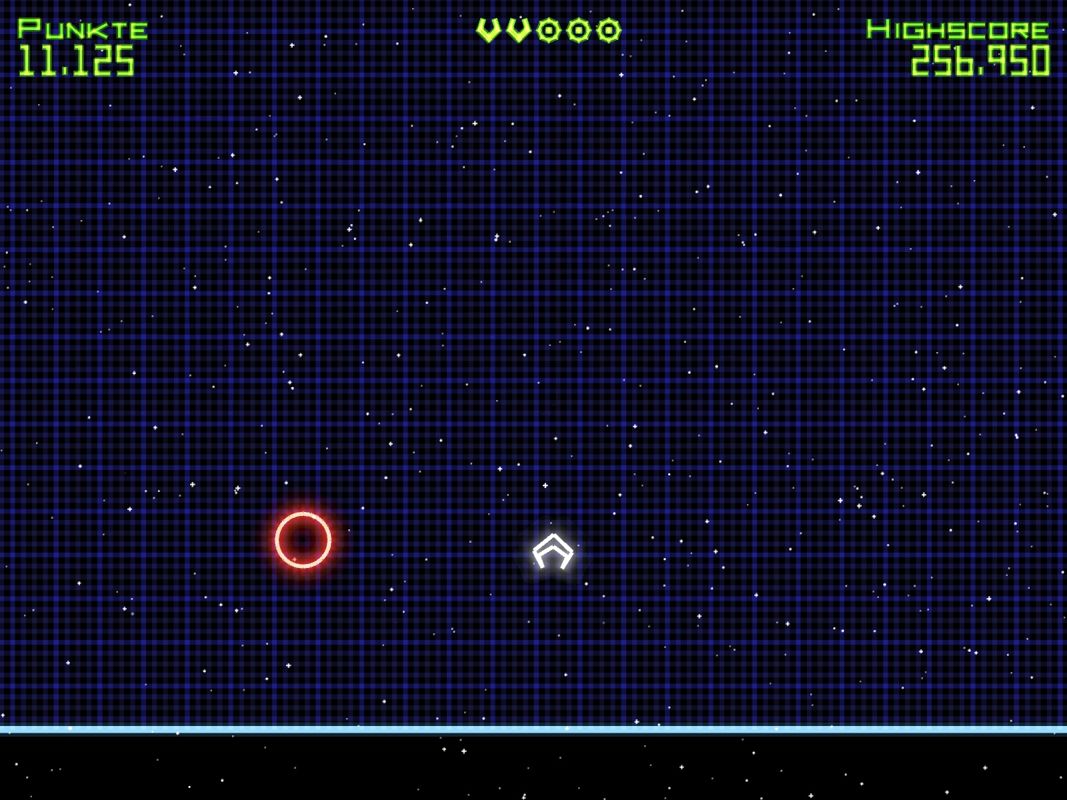Geometry Wars: Retro Evolved (Windows) screenshot: An inactive wormhole. They are activated by shooting at them.