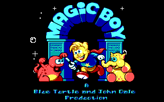 Magic Boy (DOS) screenshot: Title Screen (EGA/Tandy)