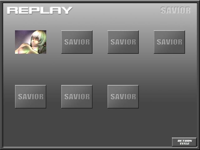 Savior (Windows) screenshot: Here you can replay the sex movies.