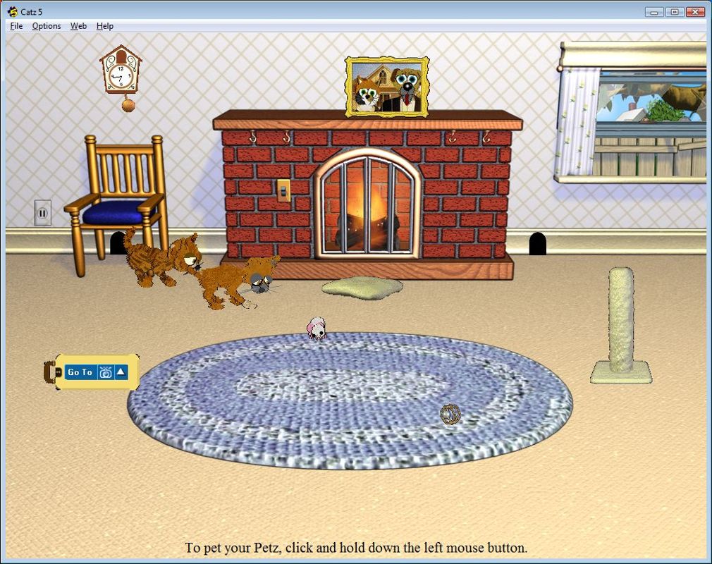 Catz 5 (Windows) screenshot: Oh, sure, be friends with a mouse!