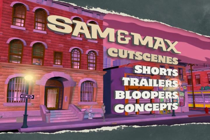 Sam & Max: Season One (Windows) screenshot: Main DVD menu
