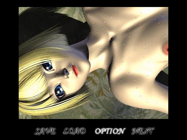 Doll: Ouroboros 2 (Windows) screenshot: Nicely looking drops of sweat.