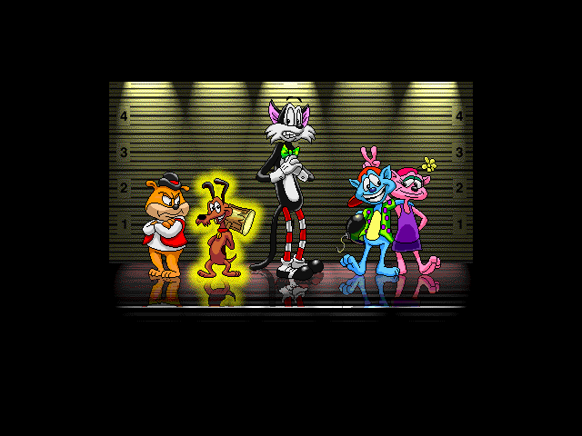 Stay Tooned! (Windows 16-bit) screenshot: Cartoon characters