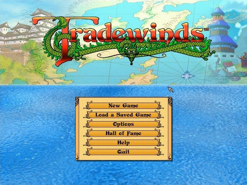 Tradewinds (Windows) screenshot: Main menu