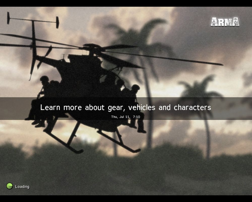ArmA: Combat Operations (Windows) screenshot: One of the many loading screens