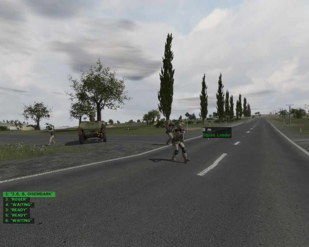 ArmA: Combat Operations (Windows) screenshot: The squad has to proceed on foot.