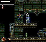 Judge Dredd (Game Gear) screenshot: A computer terminal