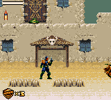 Judge Dredd (Game Gear) screenshot: In the desert town
