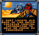 Judge Dredd (Game Gear) screenshot: Find the book of the law