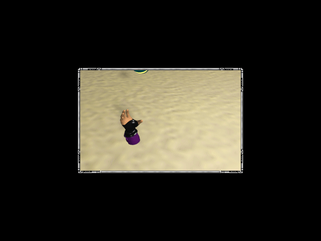 Chronomaster (DOS) screenshot: Quicksand death