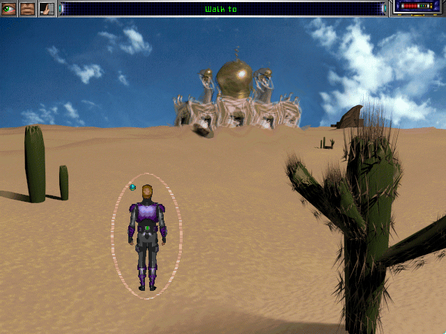 Chronomaster (DOS) screenshot: Mirage castle