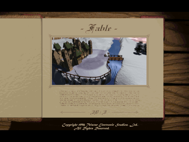 Fable (DOS) screenshot: Intro - Balkhane