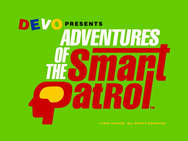 Devo Presents: Adventures of the Smart Patrol (Windows 16-bit) screenshot: Credits title screen