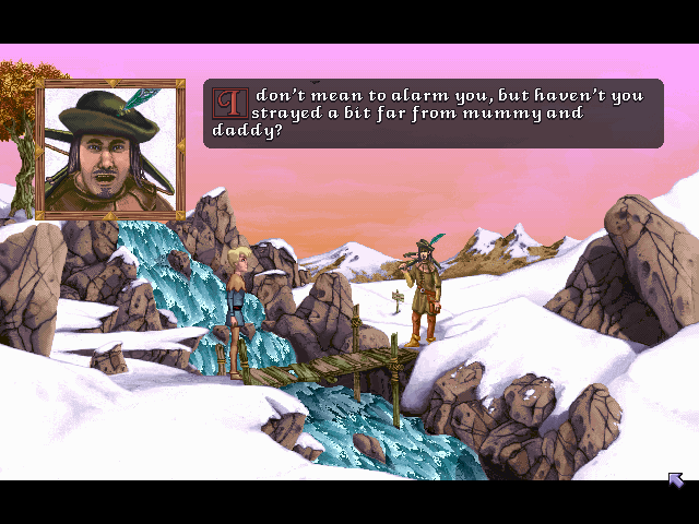Fable (DOS) screenshot: Hunter