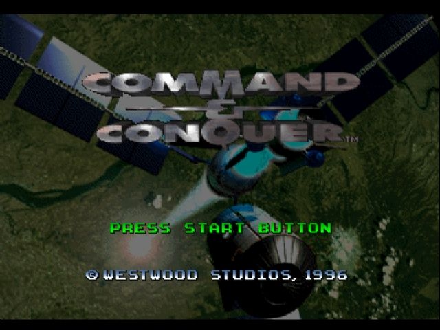 Command & Conquer (PlayStation) screenshot: GDI title screen