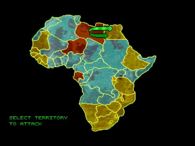 Command & Conquer (PlayStation) screenshot: The NOD missions take place in Africa.