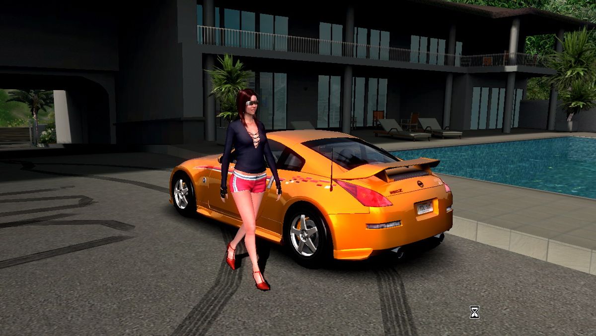 Test Drive Unlimited (Windows) screenshot: Once you've acquired some cash you can buy a decent house... and less clothes :)