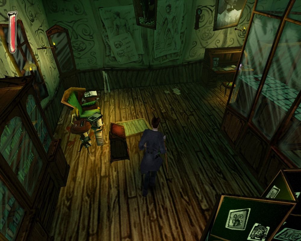 Jekyll & Hyde (Windows) screenshot: Your starting point. Your room/lab