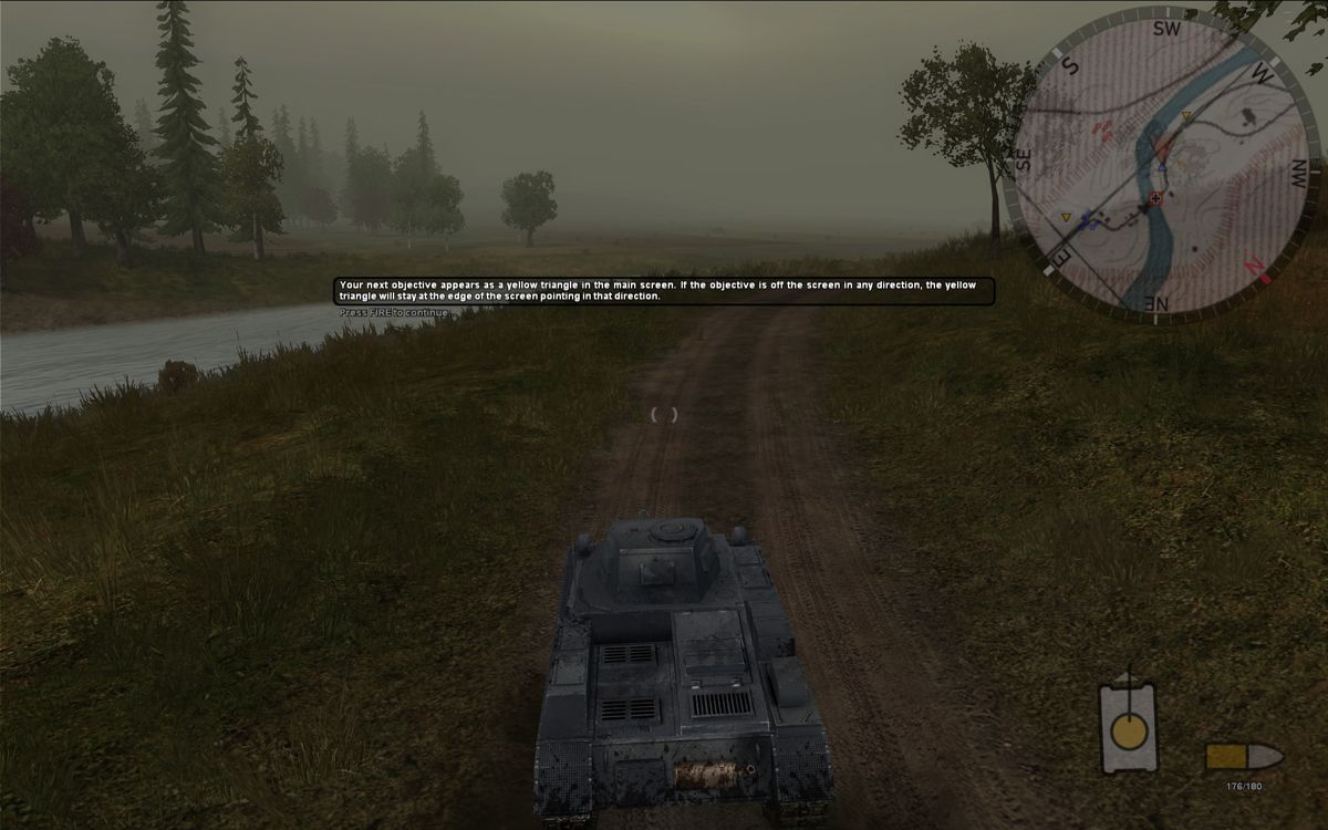 First Battalion (Windows) screenshot: The first mission actually works as a tutorial.