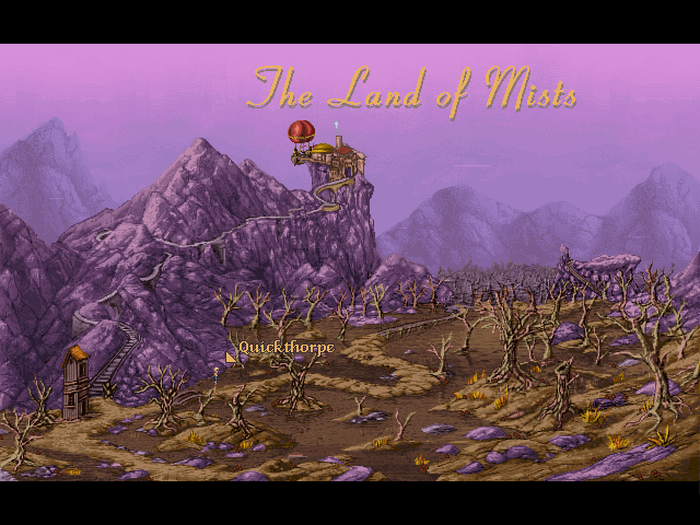 Fable (DOS) screenshot: Land of Mists