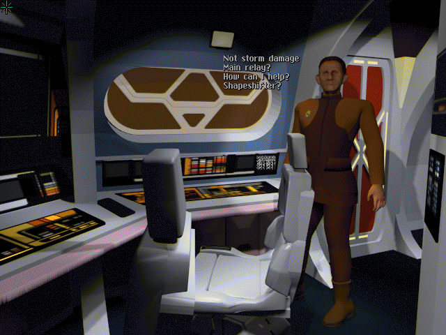 Star Trek: Deep Space Nine - Harbinger (DOS) screenshot: Odo