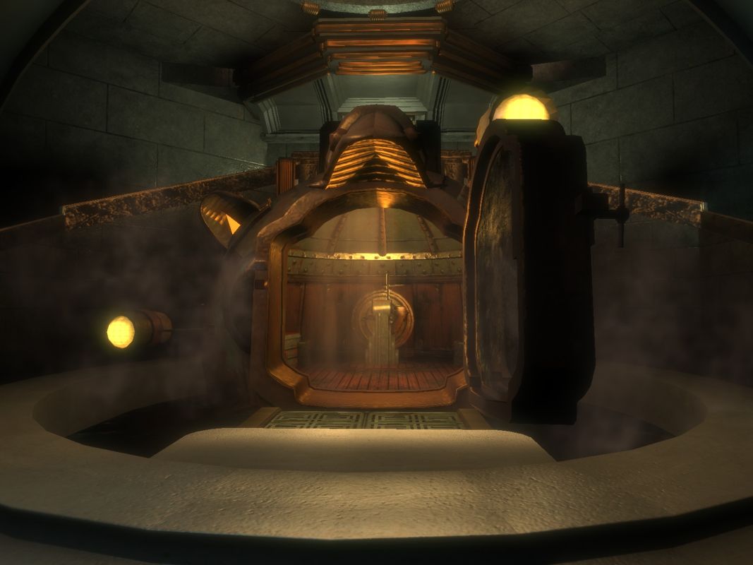 BioShock (Windows) screenshot: The elevator to your destiny