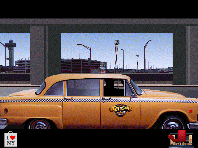 Hell Cab (Windows 3.x) screenshot: The hell cab