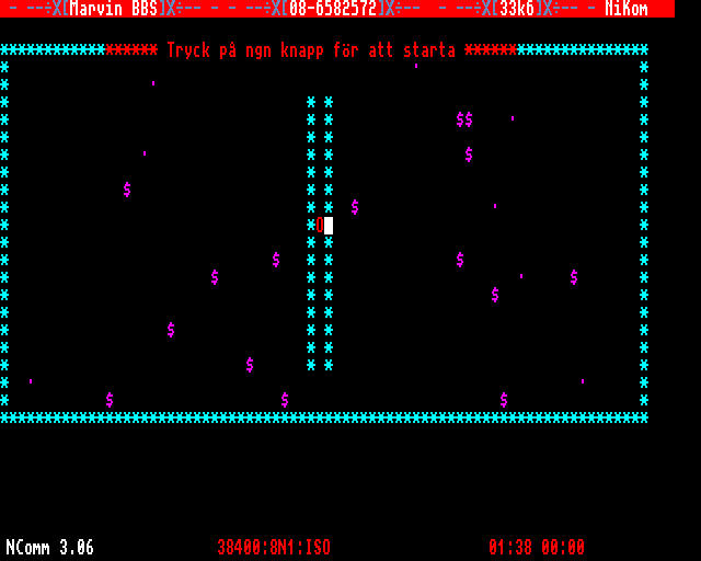 Marvin-mask (Amiga) screenshot: A difficult start