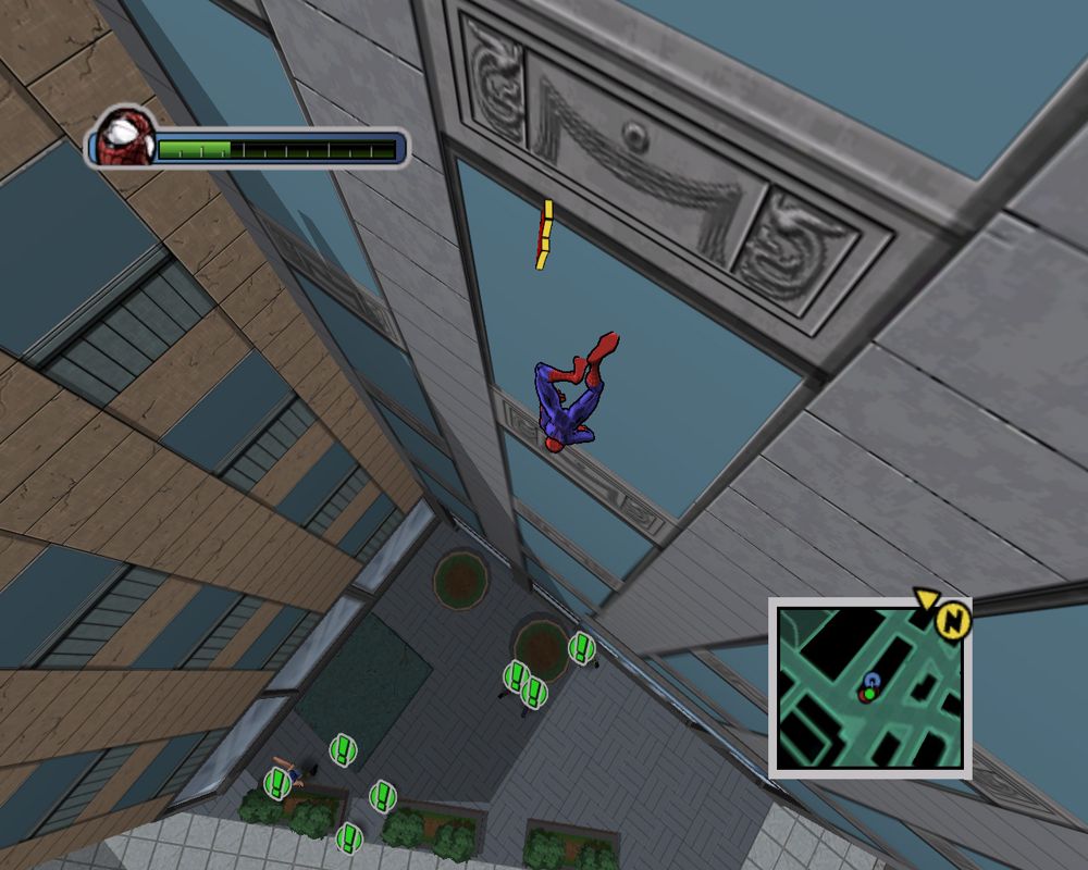 Ultimate Spider-Man (Windows) screenshot: These bozos won't even know what hit them