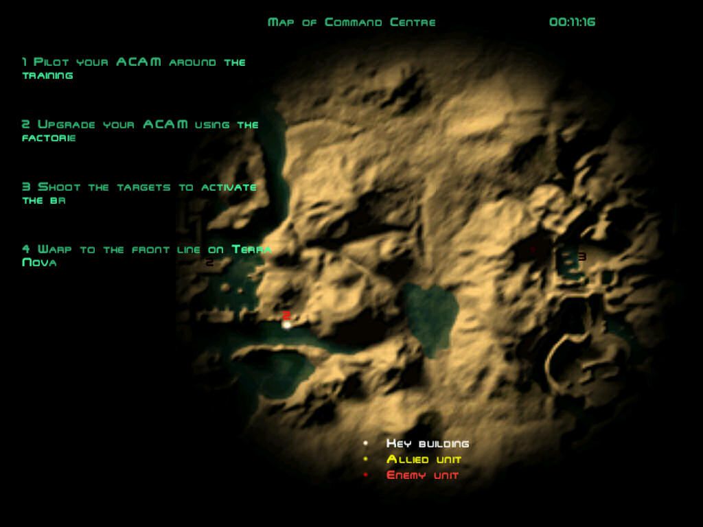 Infestation (Windows) screenshot: Briefing the second mission.