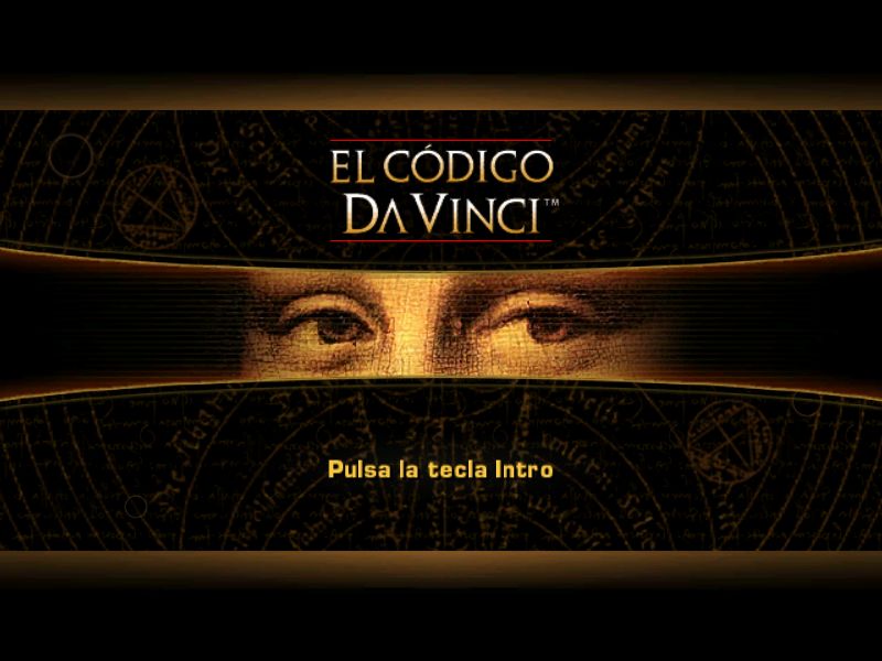 The Da Vinci Code (Windows) screenshot: Title screen