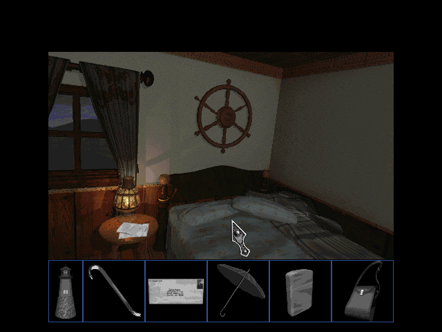 Lighthouse: The Dark Being (DOS) screenshot: Bedroom