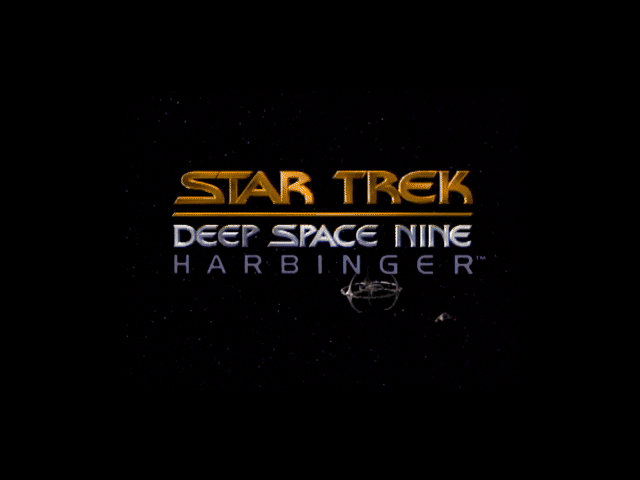 Star Trek: Deep Space Nine - Harbinger (DOS) screenshot: Title screen