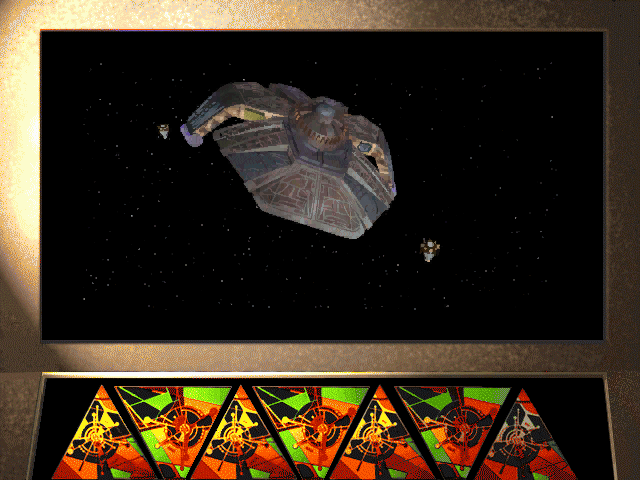 Star Trek: Deep Space Nine - Harbinger (DOS) screenshot: Ship video log