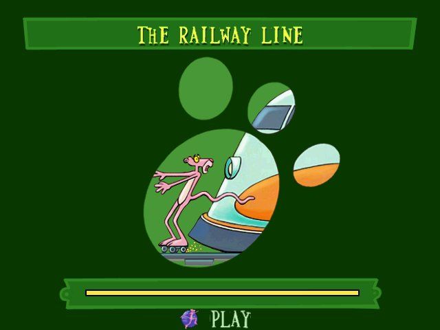Pink Panther: Pinkadelic Pursuit (Windows) screenshot: You can tell from a glance that this is a race level