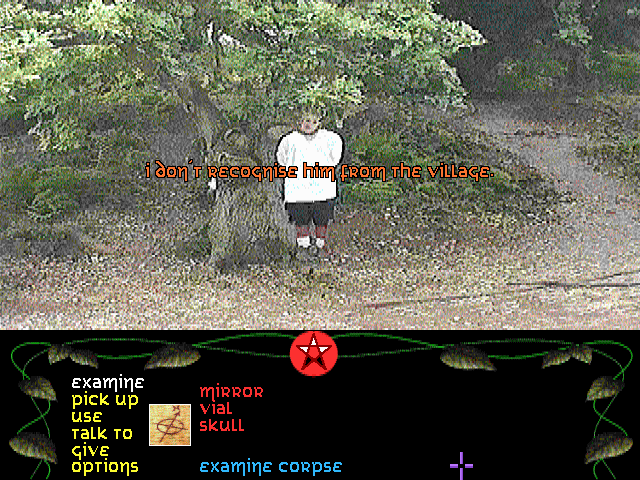 Detritus: The Daemons Quest (DOS) screenshot: Corpse