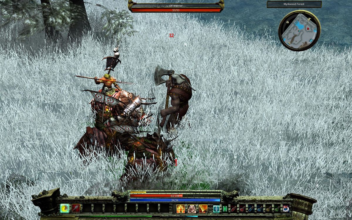 Loki: Heroes of Mythology (Windows) screenshot: Those are elves. Go figure.