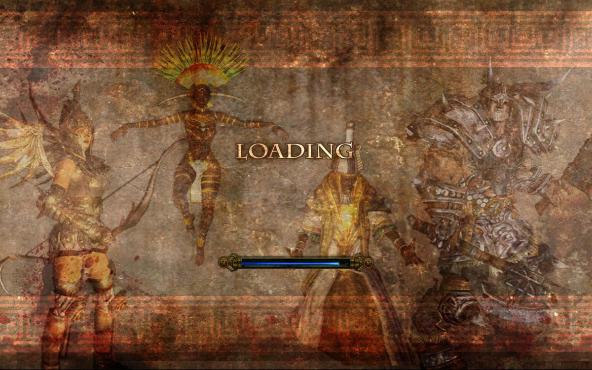 Loki: Heroes of Mythology (Windows) screenshot: Loading screen,