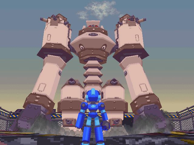 Mega Man Legends (Windows) screenshot: Size doesn't matter, size doesn't matter...