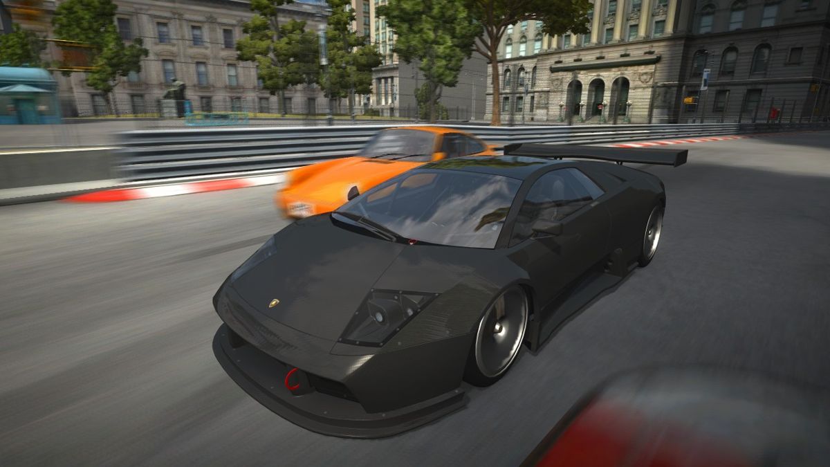 Project Gotham Racing 3 (Xbox 360) screenshot: That Porsche driver doesn't stand a chance.