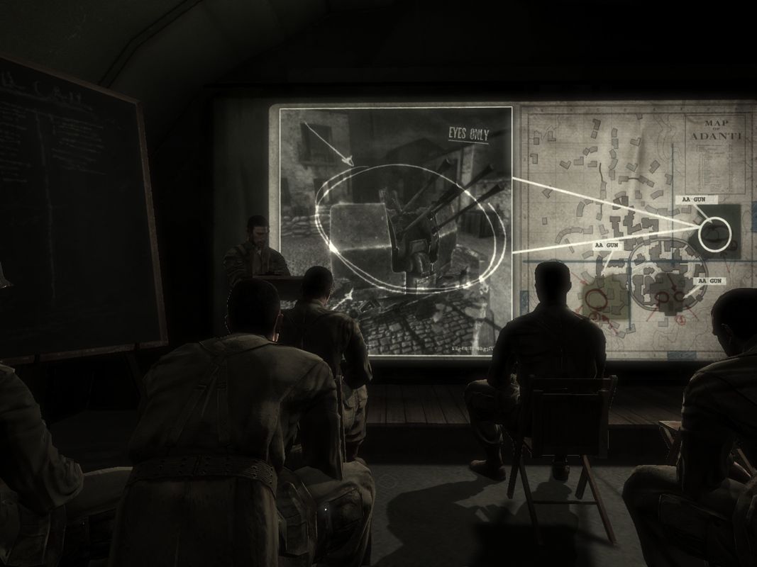 Medal of Honor: Airborne (Windows) screenshot: Mission briefing