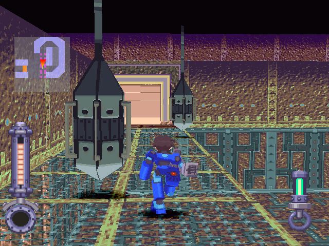 Mega Man Legends (Windows) screenshot: Avoid the traps!