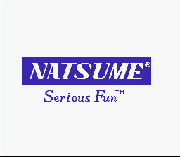 Harvest Moon (SNES) screenshot: Natsume company logo