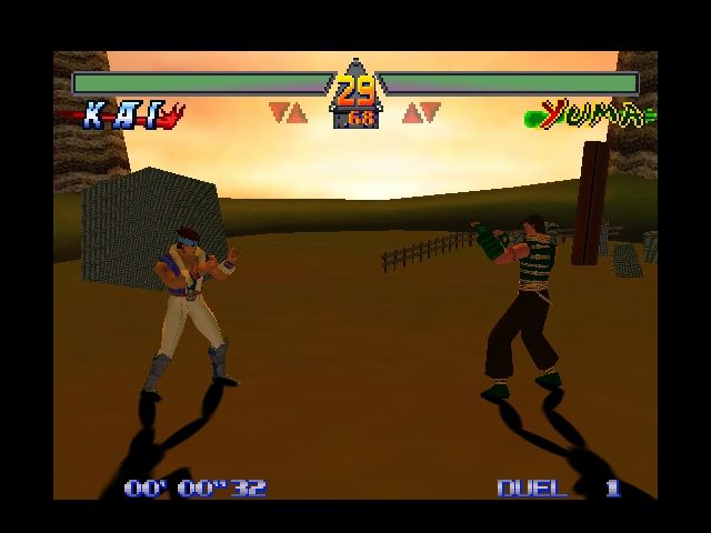 Deadly Arts (Nintendo 64) screenshot: Starting a duel.