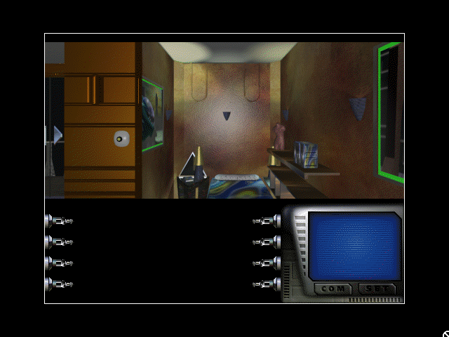Robot City (Windows 3.x) screenshot: Apartment bed