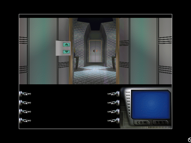 Robot City (Windows 3.x) screenshot: Lift