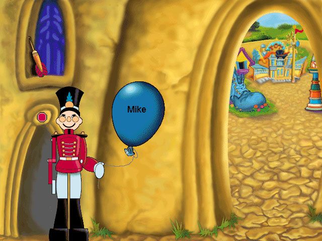 Babes in Toyland (Windows) screenshot: Name entry and player selection